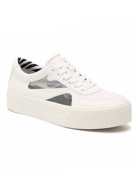 Mix No. 6 White Emmalyn Platform Sneakers Size 9.5 Fashion Sneakers